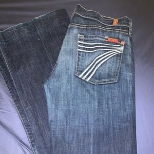 7 for all mankind bootcut jeans.